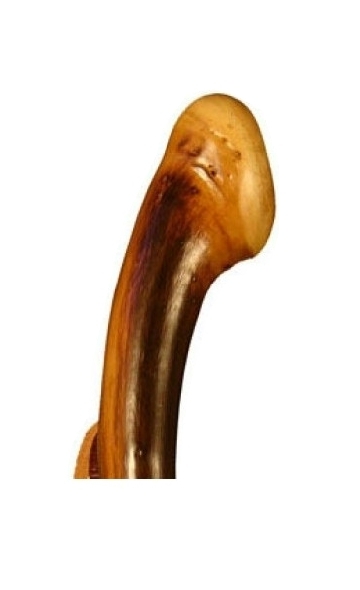 Bastón raíz de castaño flameada. 1 m.