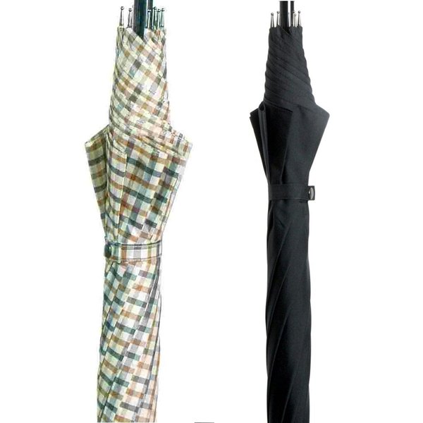 Bastón paraguas regulable en altura. Dos colores