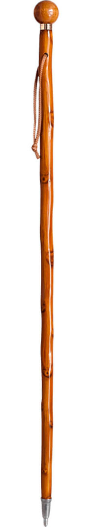 Bastón vasco Makila en madera de castaño. Longitud aprox. 92/93 cm. Puntera metálica pincho.