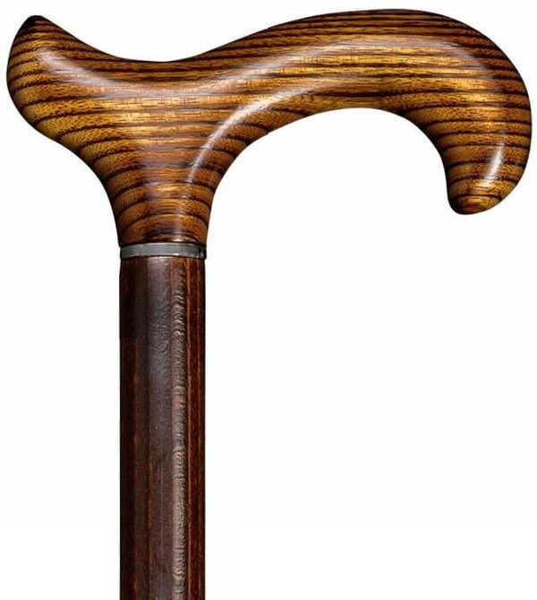 Bastón clásico en madera de acacia, confeccionado artesanalmente. Contera de goma.