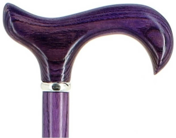 Bastón madera de fresno violeta