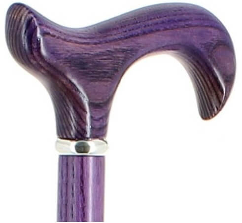 Bastón madera de fresno violeta